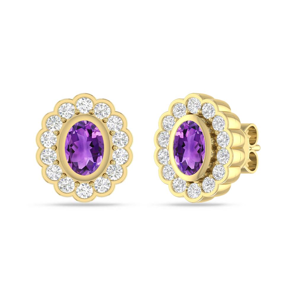 Yellow Gold - Amethyst