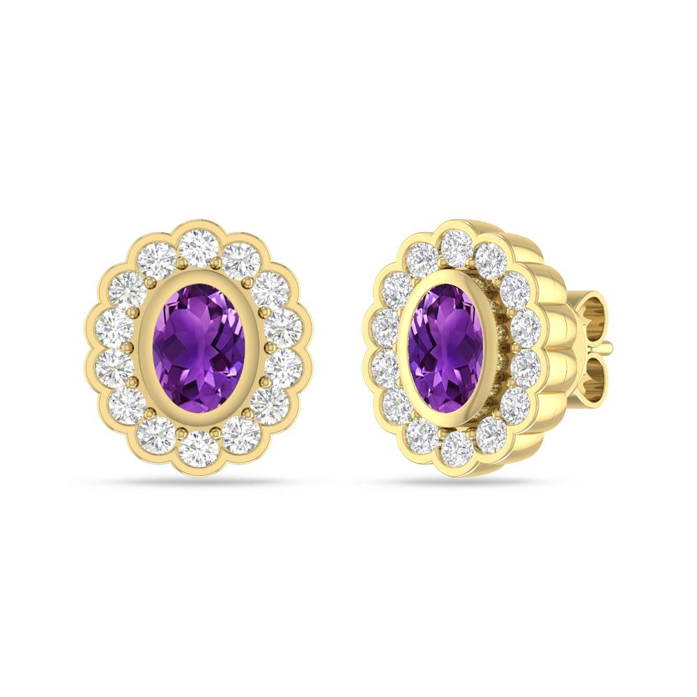 Yellow Gold - Amethyst