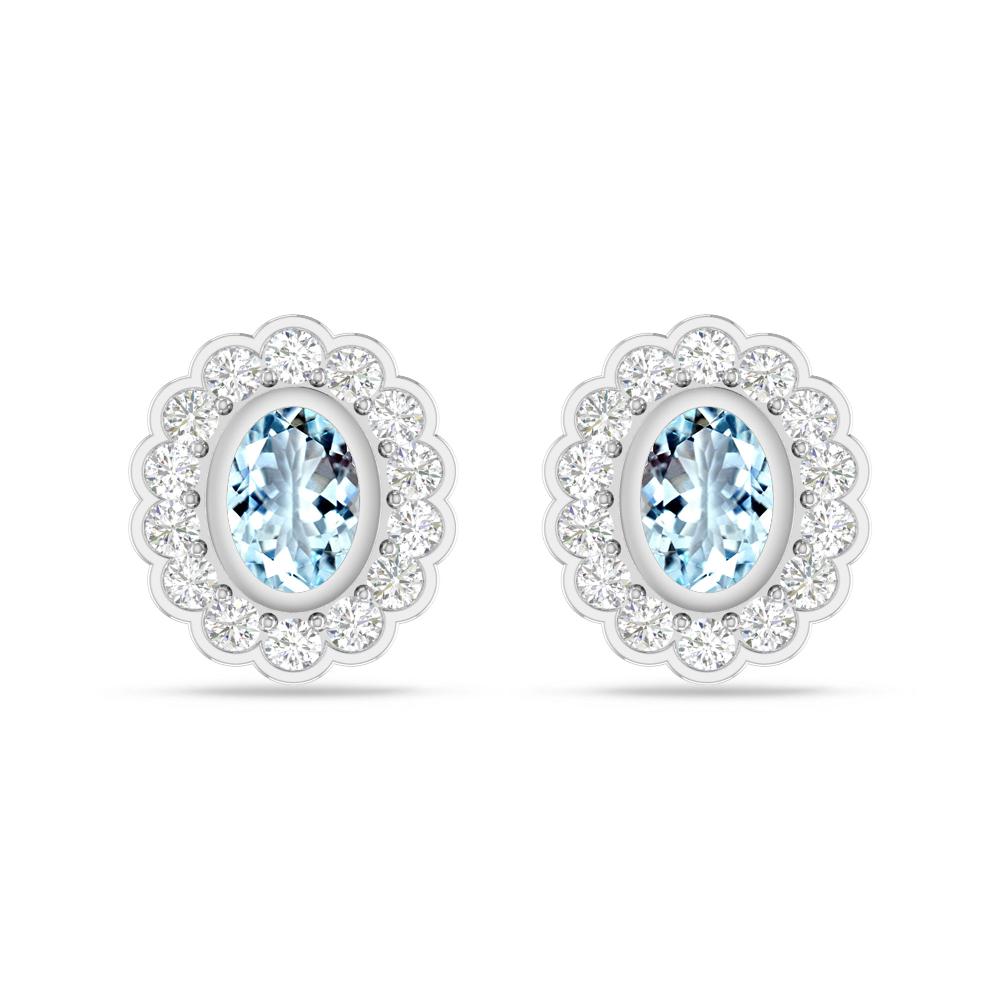 White Gold - Aquamarine