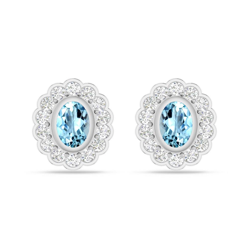 White Gold - Aquamarine