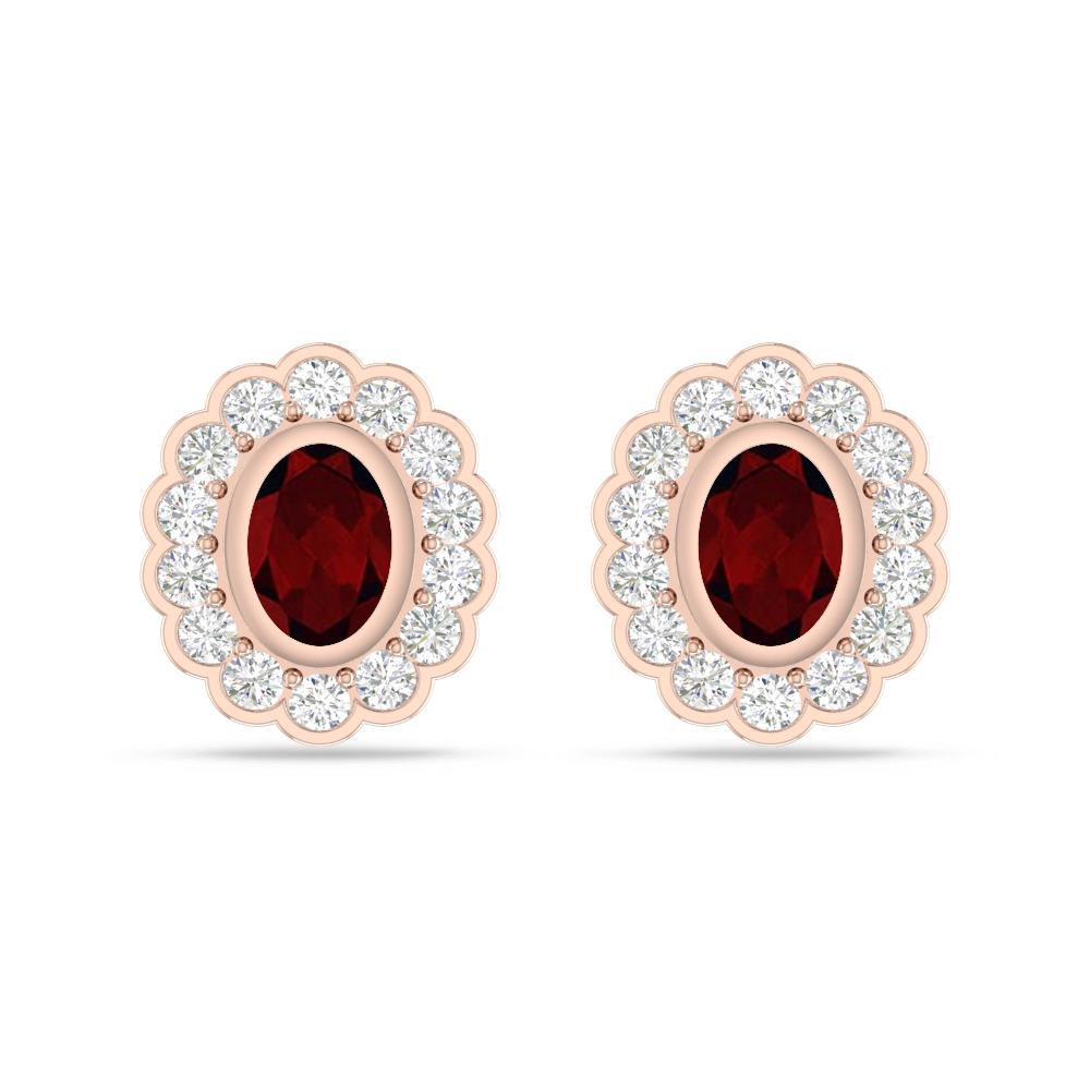 Rose Gold - Garnet