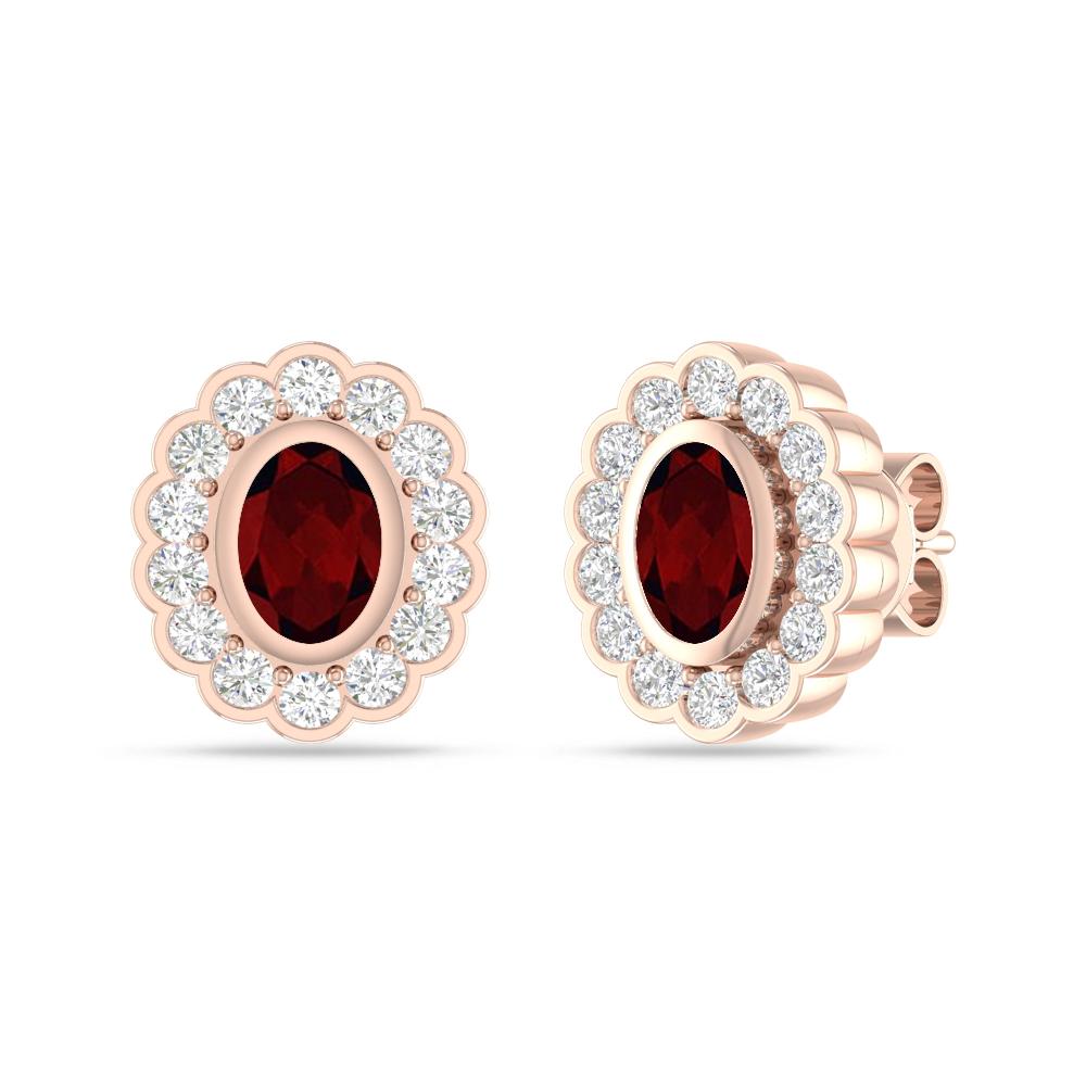 Rose Gold - Garnet