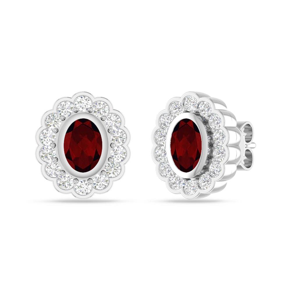 White Gold - Garnet