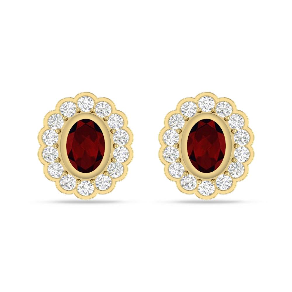 Yellow Gold - Garnet