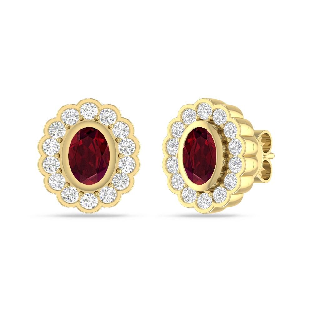 Yellow Gold - Garnet