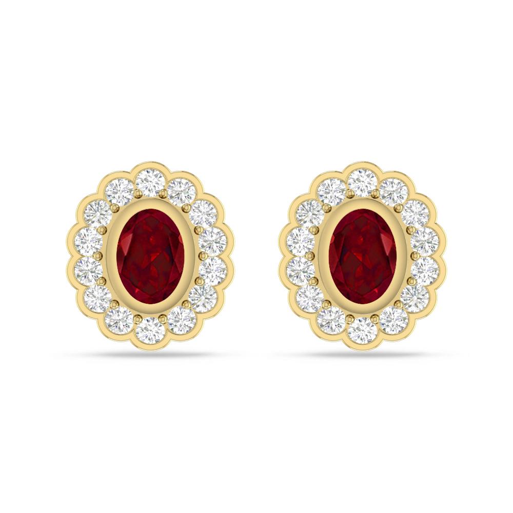 Yellow Gold - Garnet