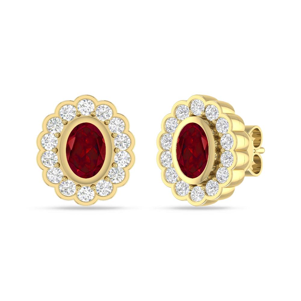 Yellow Gold - Garnet