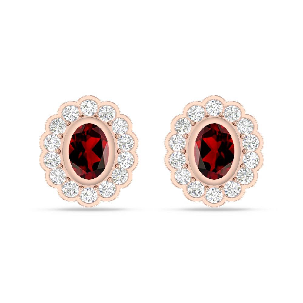 Rose Gold - Garnet