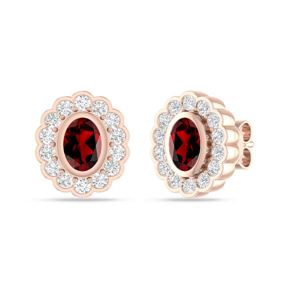 Rose Gold - Garnet
