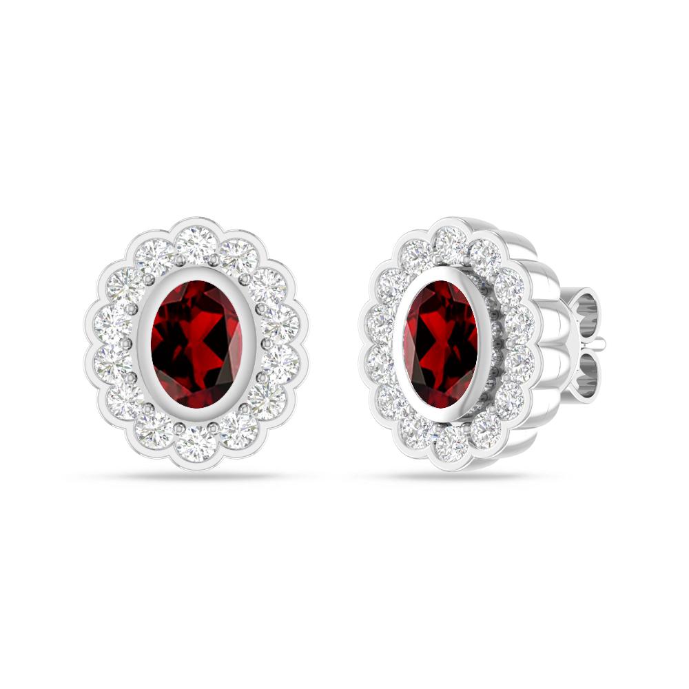 White Gold - Garnet