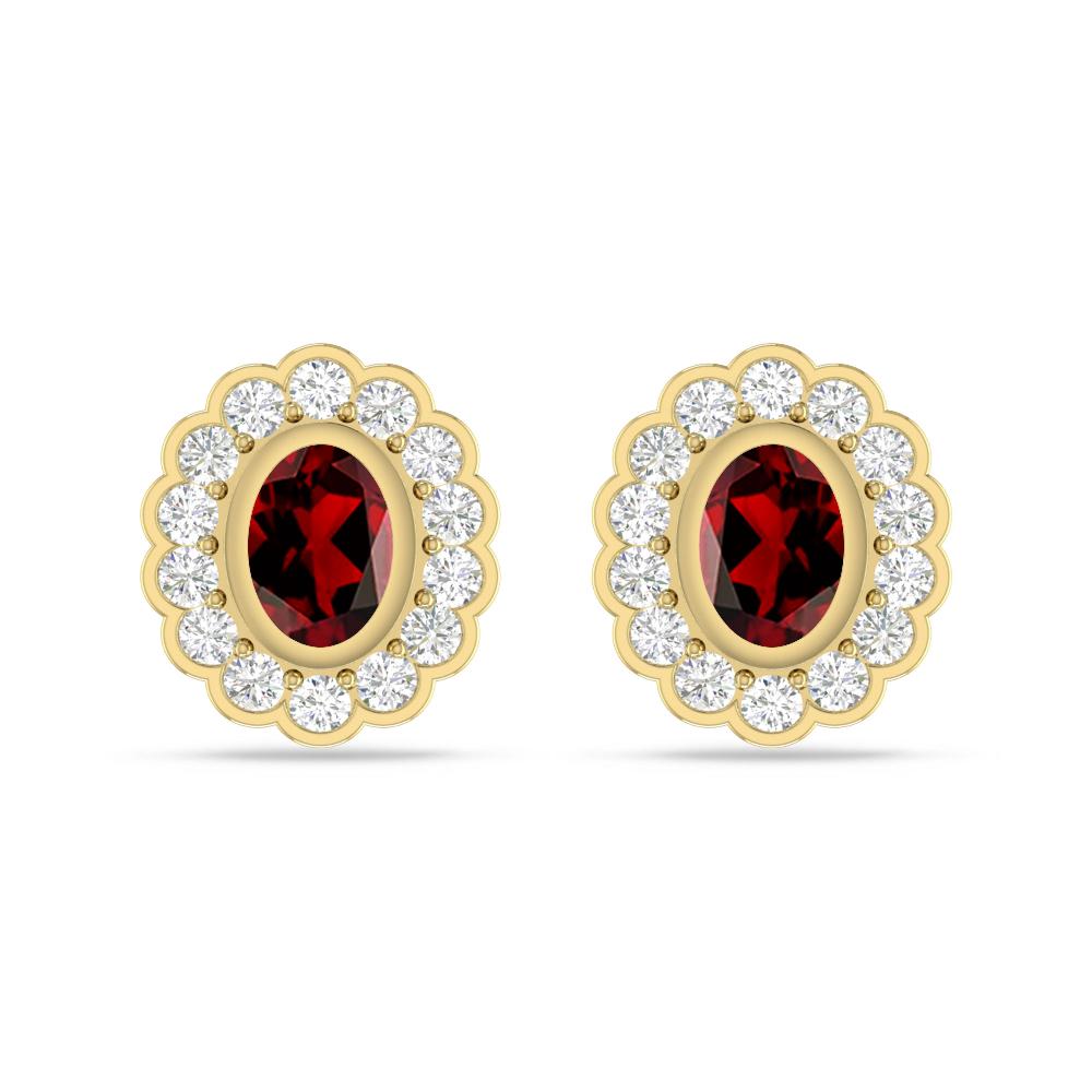 Yellow Gold - Garnet