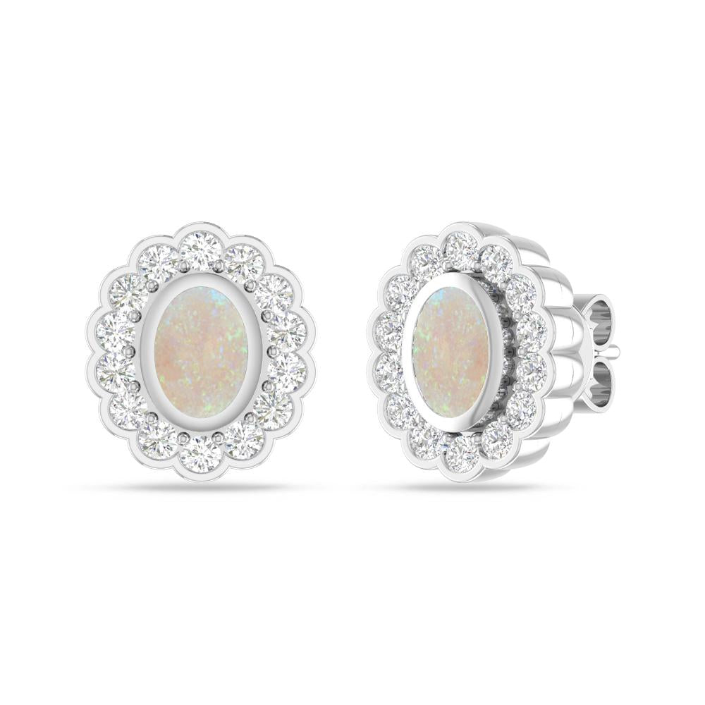 White Gold - Opal