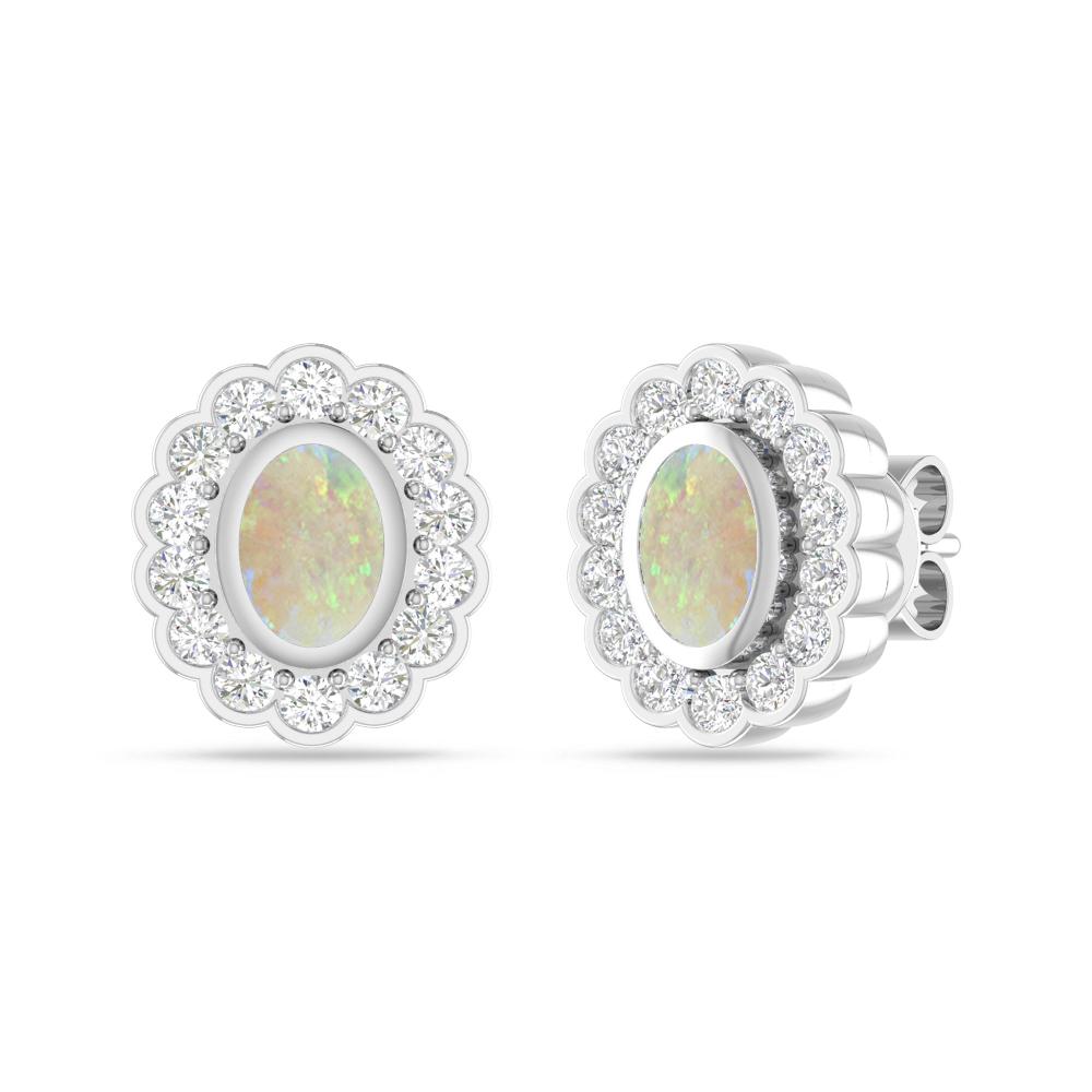 White Gold - Opal