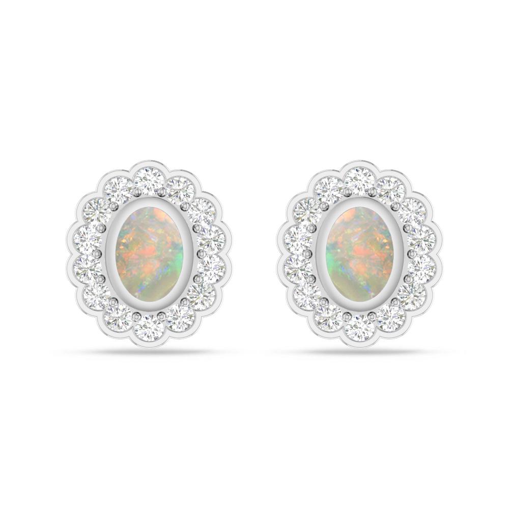 White Gold - Opal