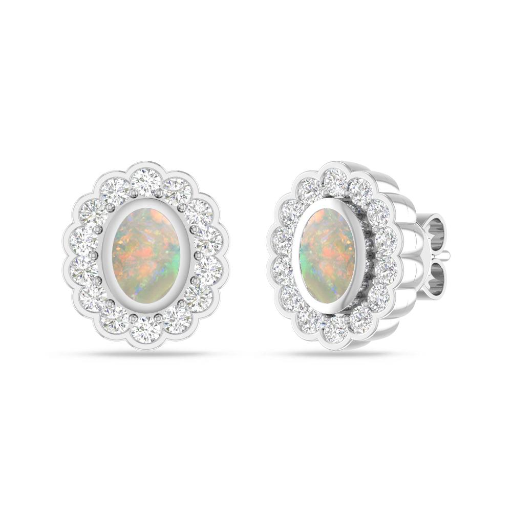 White Gold - Opal
