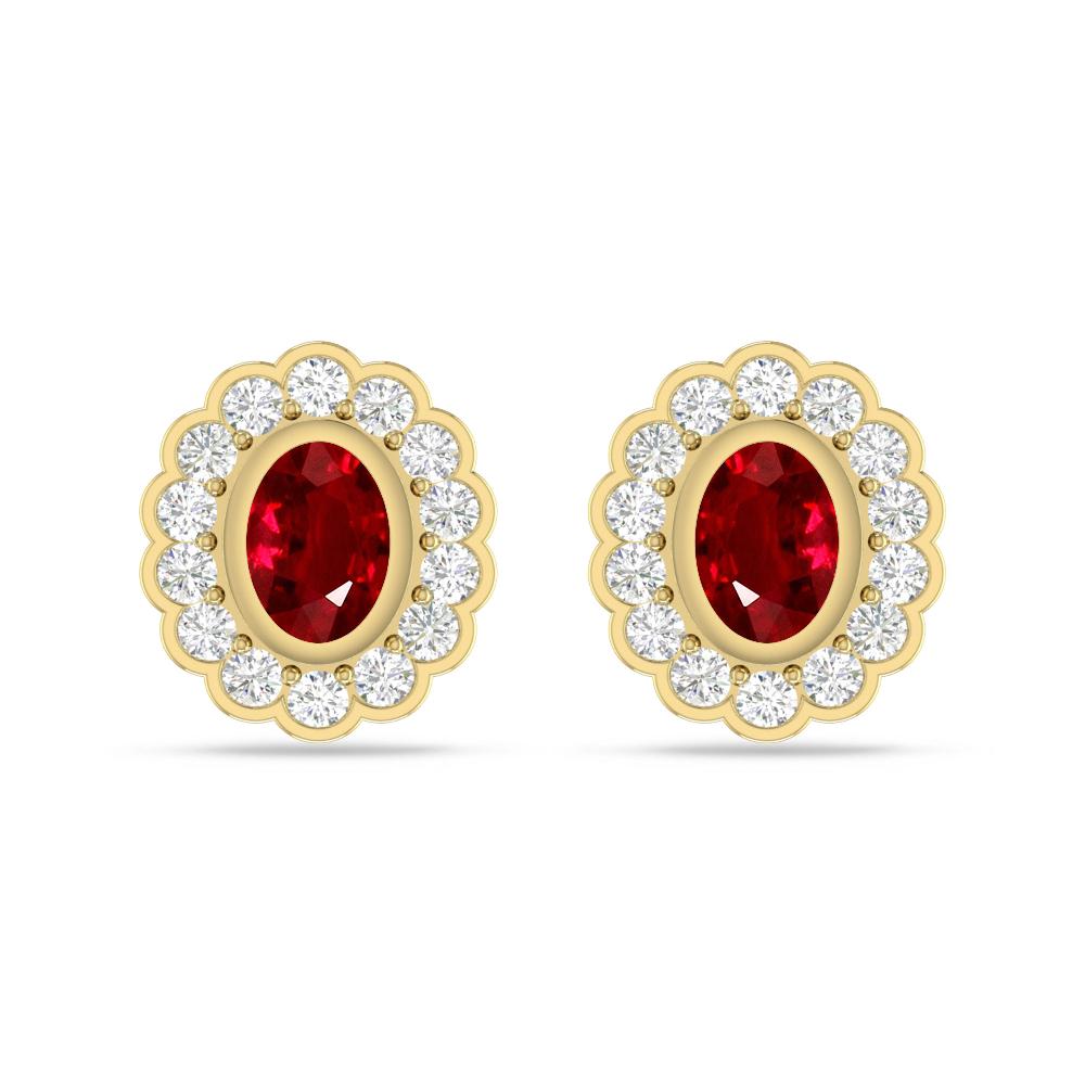Yellow Gold - Ruby