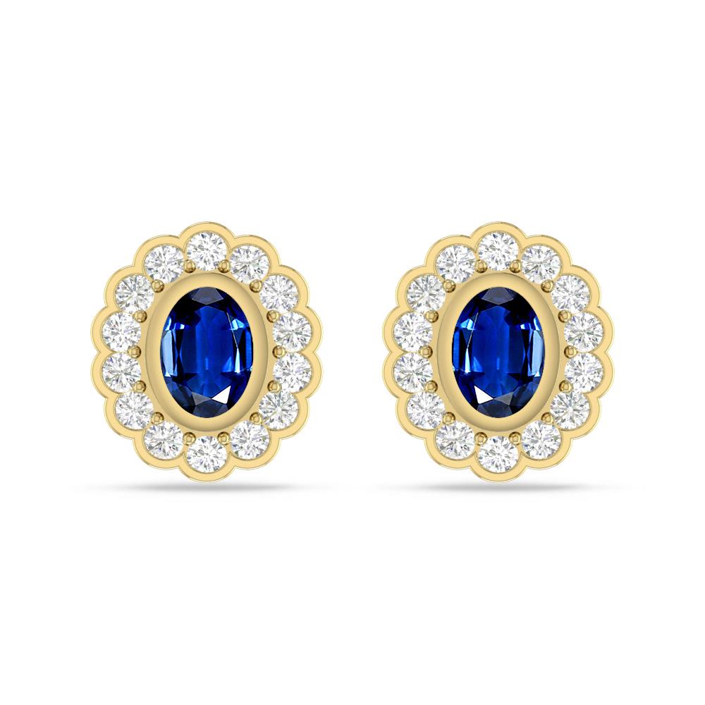 Yellow Gold - Sapphire
