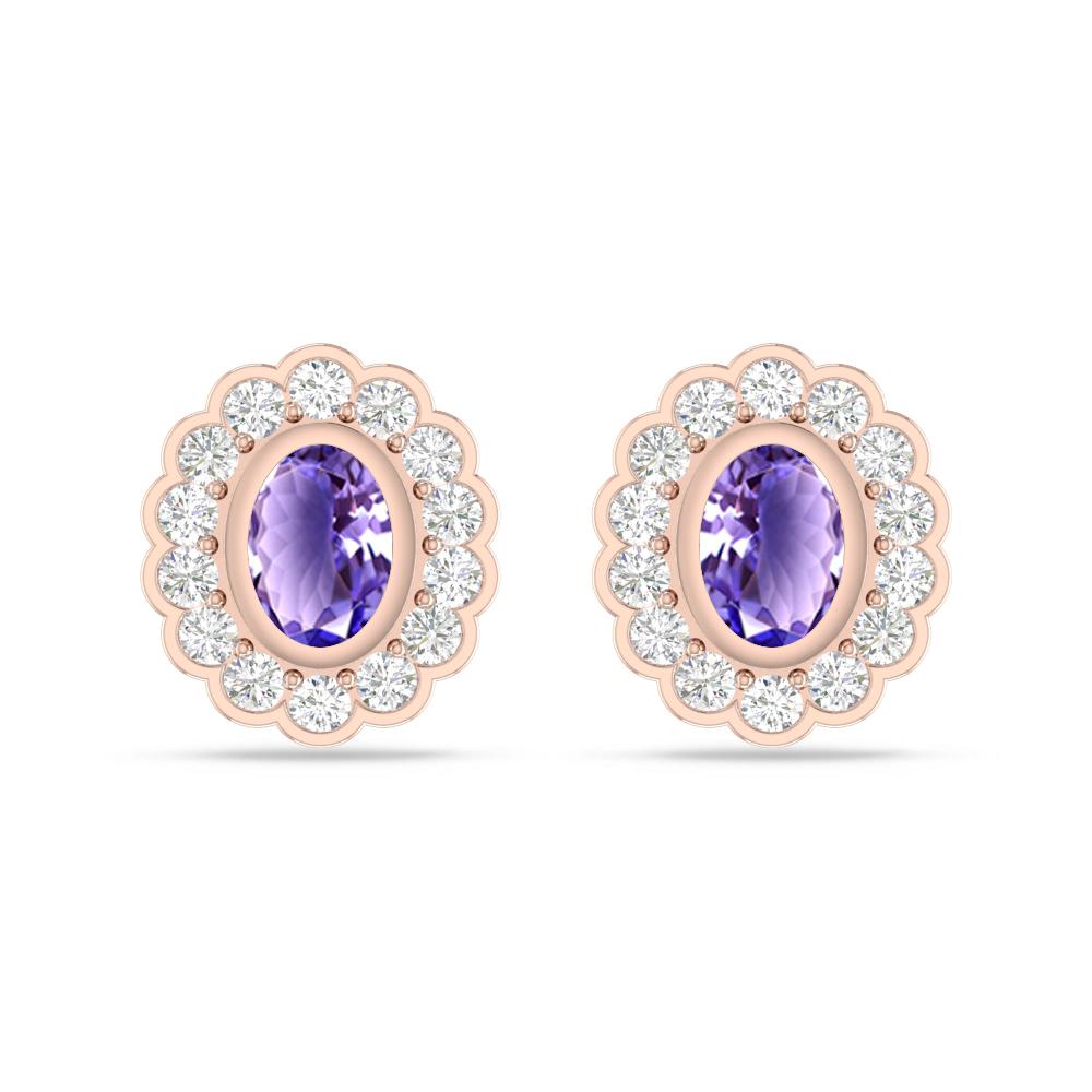 Rose Gold - Tanzanite