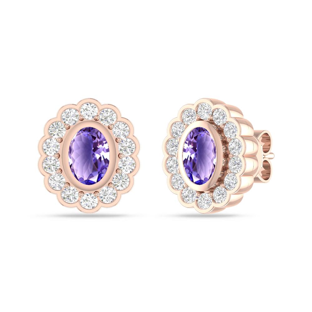 Rose Gold - Tanzanite