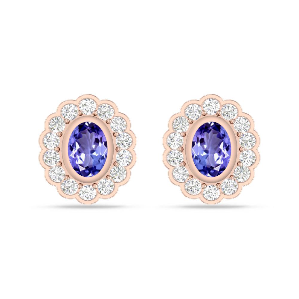 Rose Gold - Tanzanite