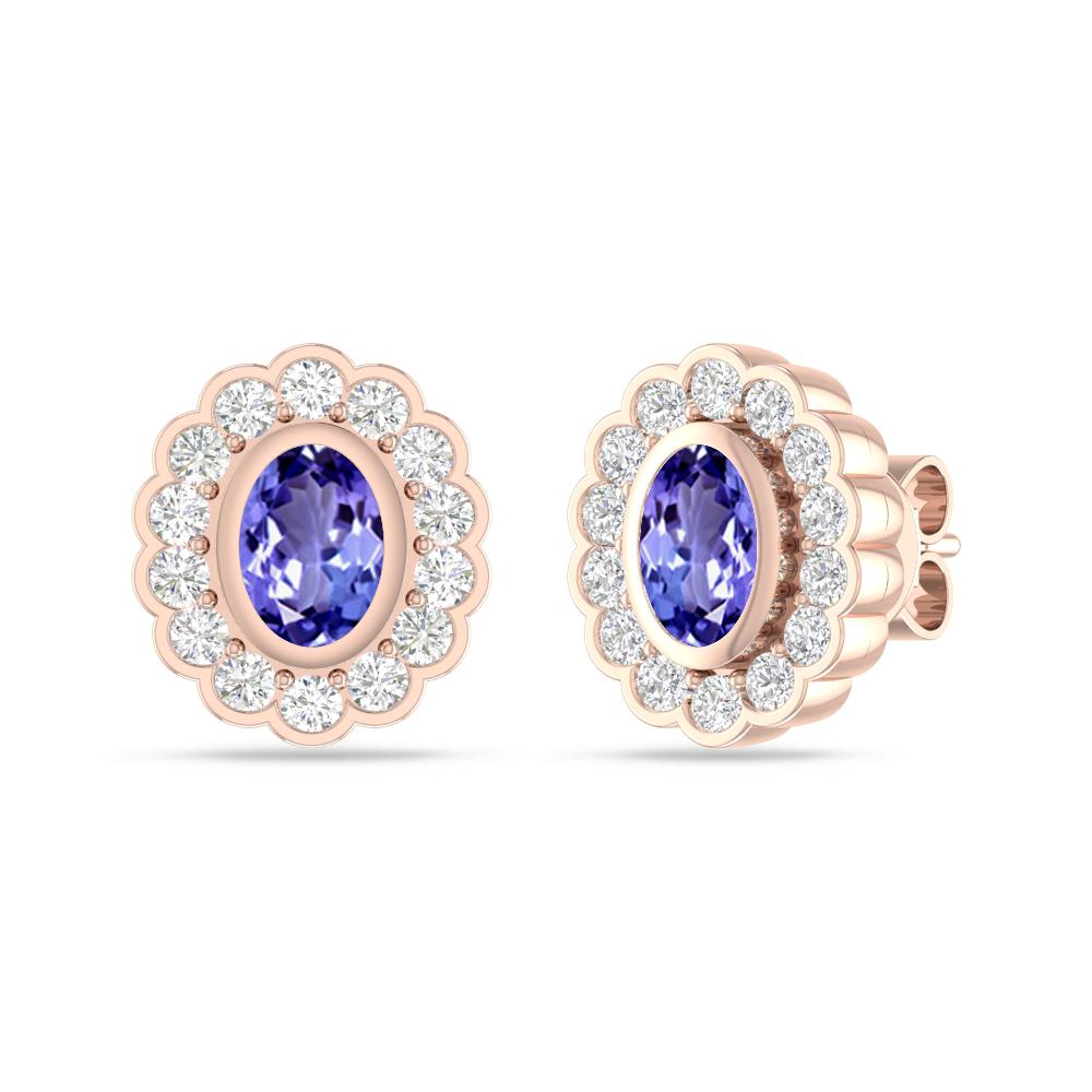 Rose Gold - Tanzanite