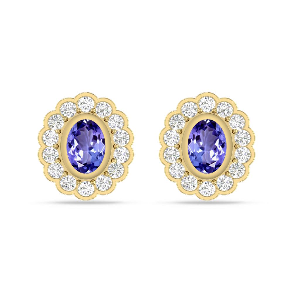 Yellow Gold - Tanzanite