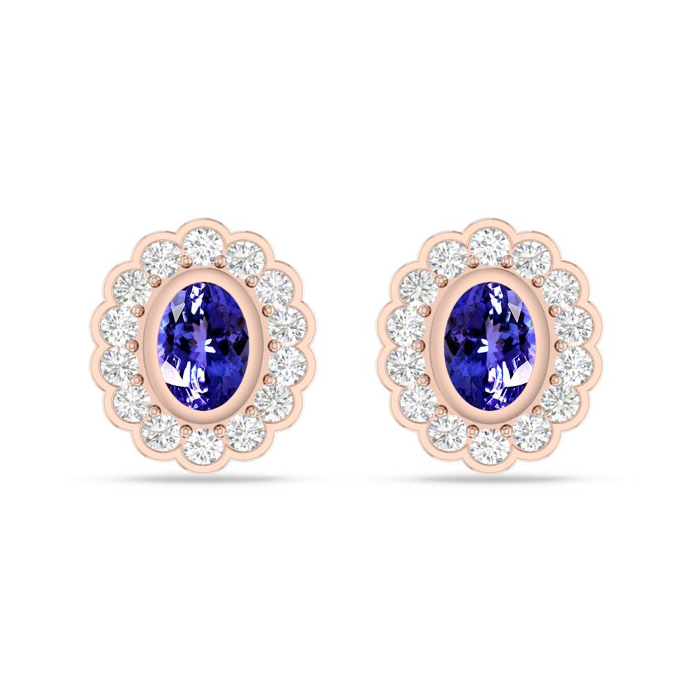 Rose Gold - Tanzanite