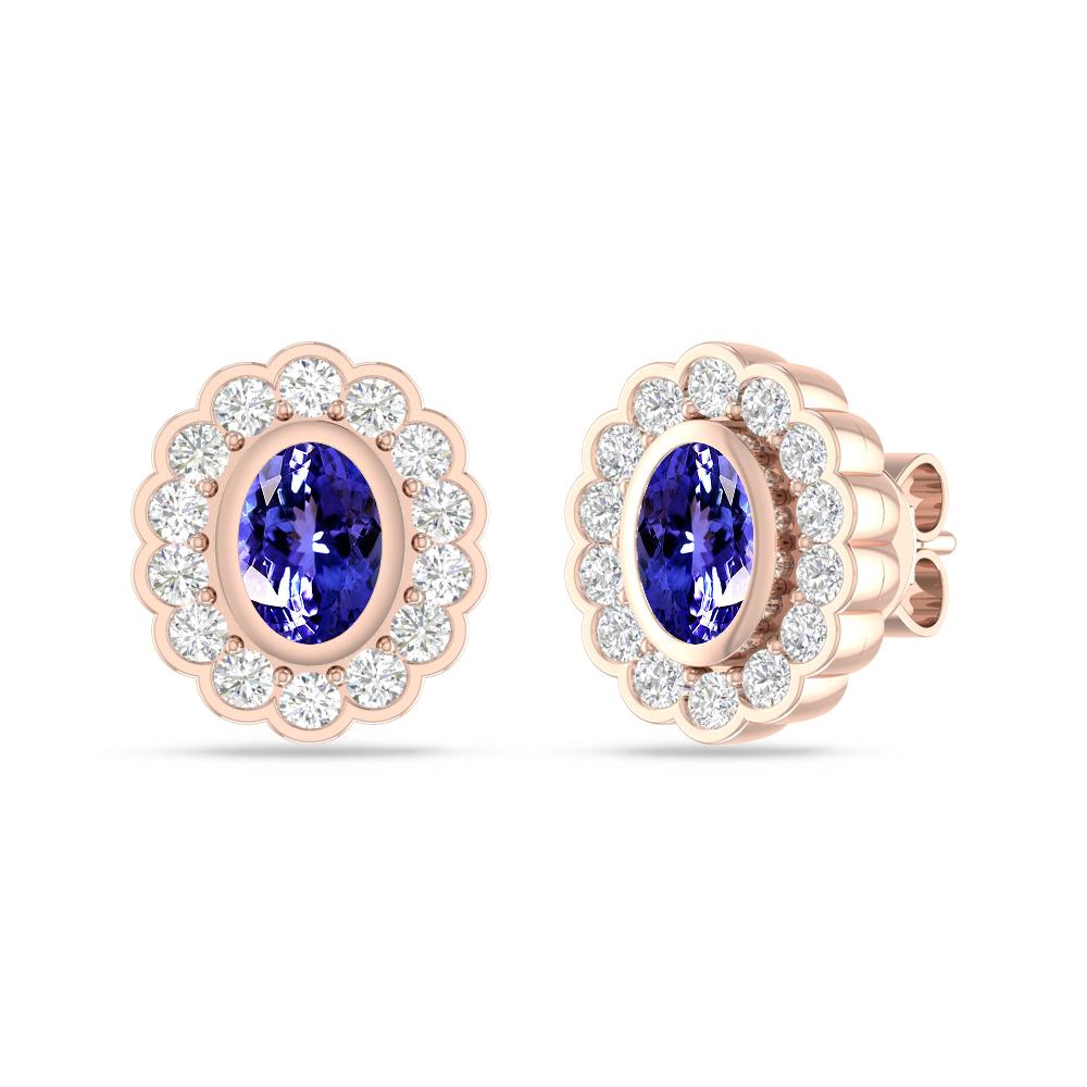 Rose Gold - Tanzanite