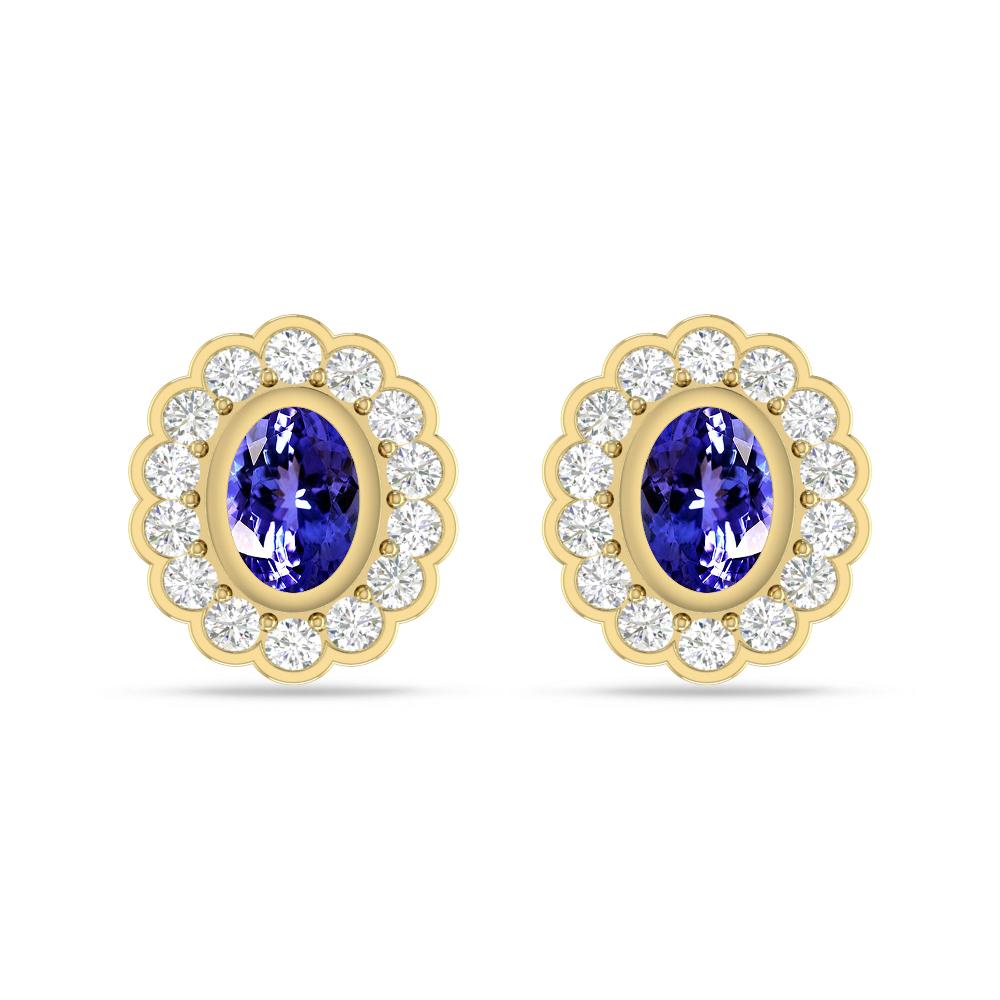 Yellow Gold - Tanzanite