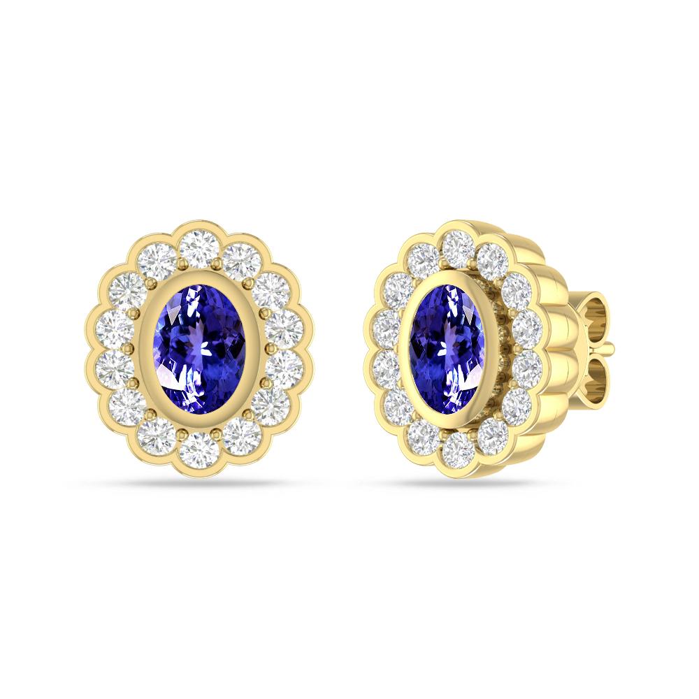 Yellow Gold - Tanzanite