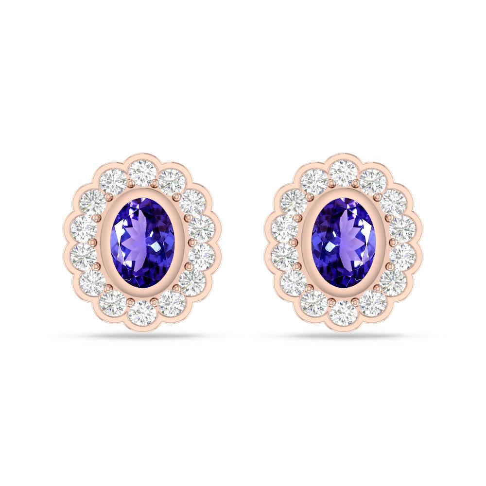 Rose Gold - Tanzanite