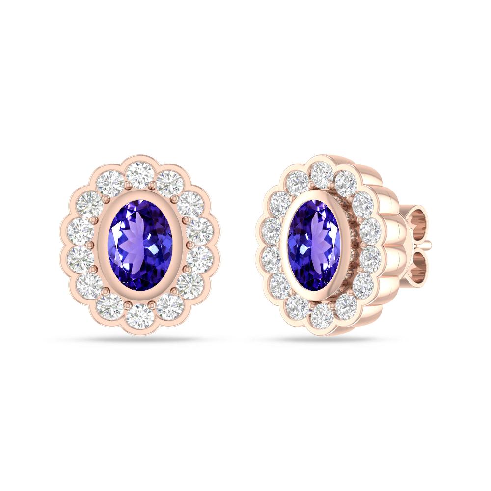 Rose Gold - Tanzanite