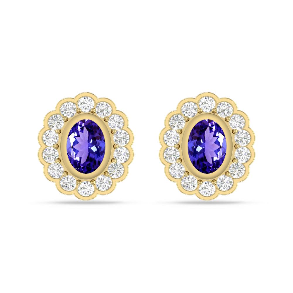 Yellow Gold - Tanzanite