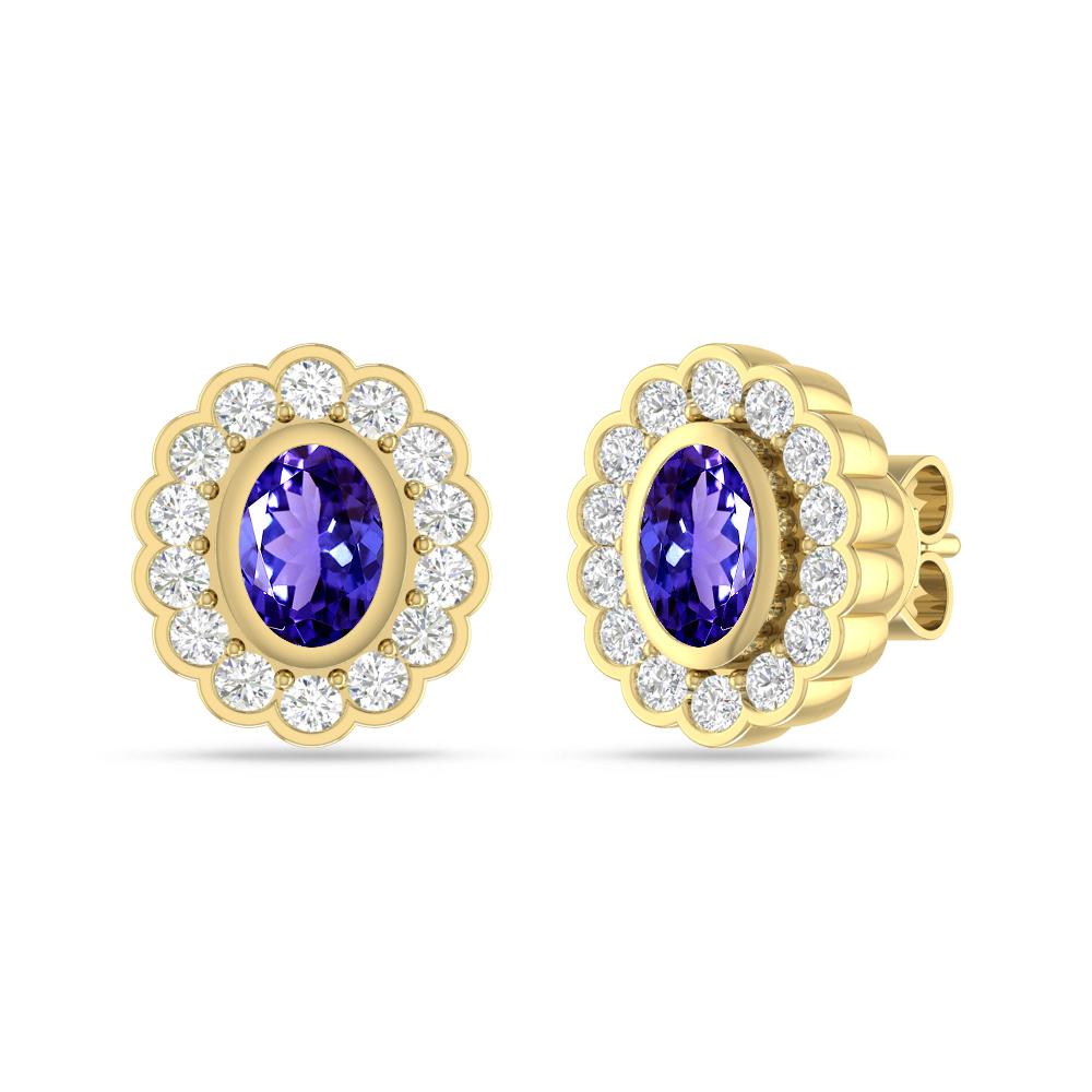 Yellow Gold - Tanzanite