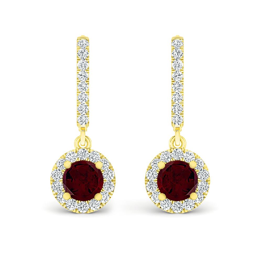 Yellow Gold - Garnet