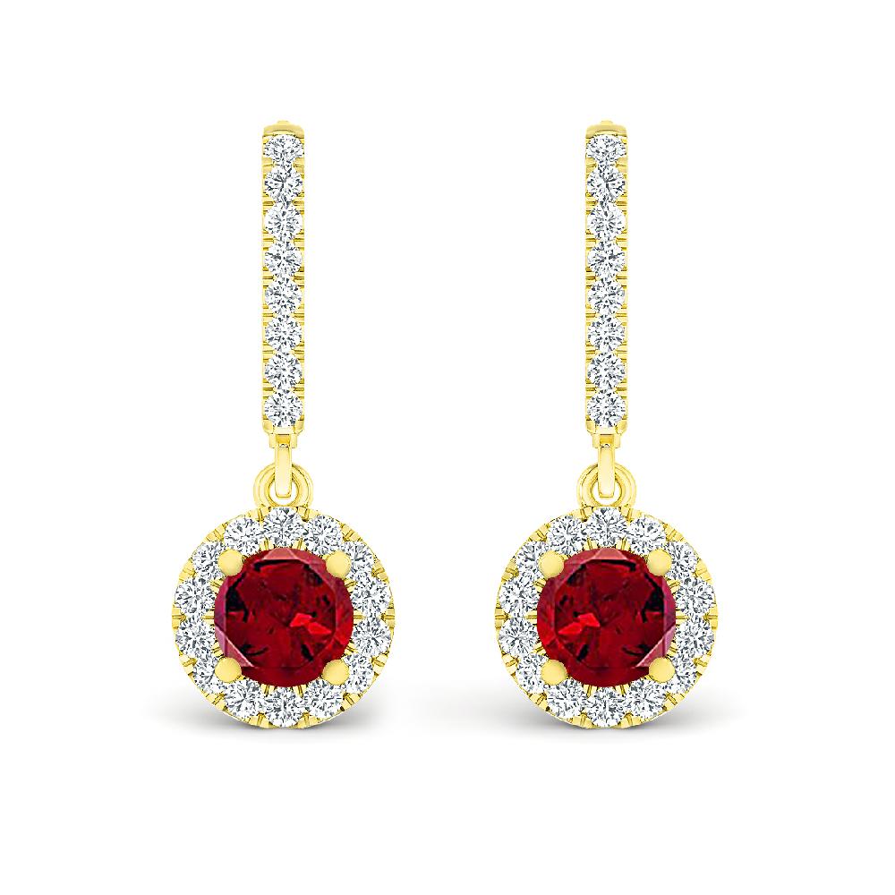 Yellow Gold - Garnet