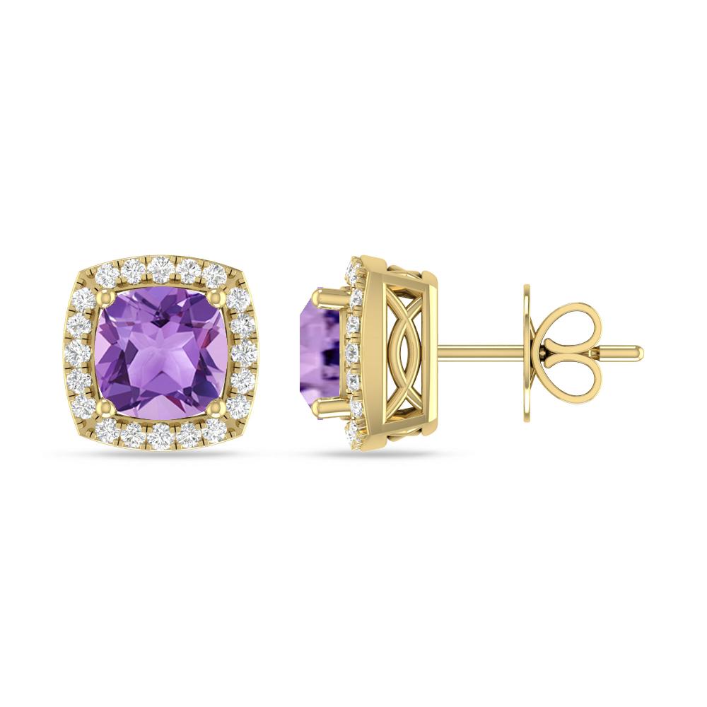 Yellow Gold - Amethyst