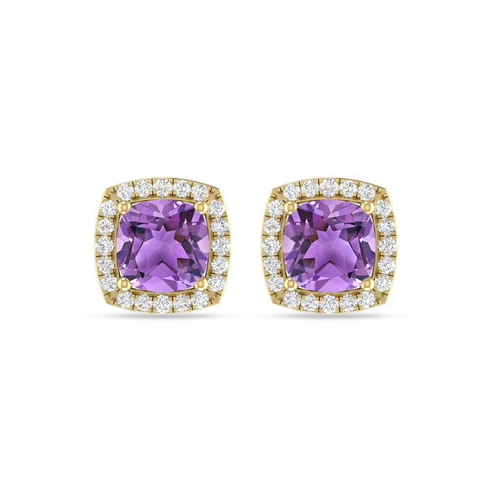 Yellow Gold - Amethyst