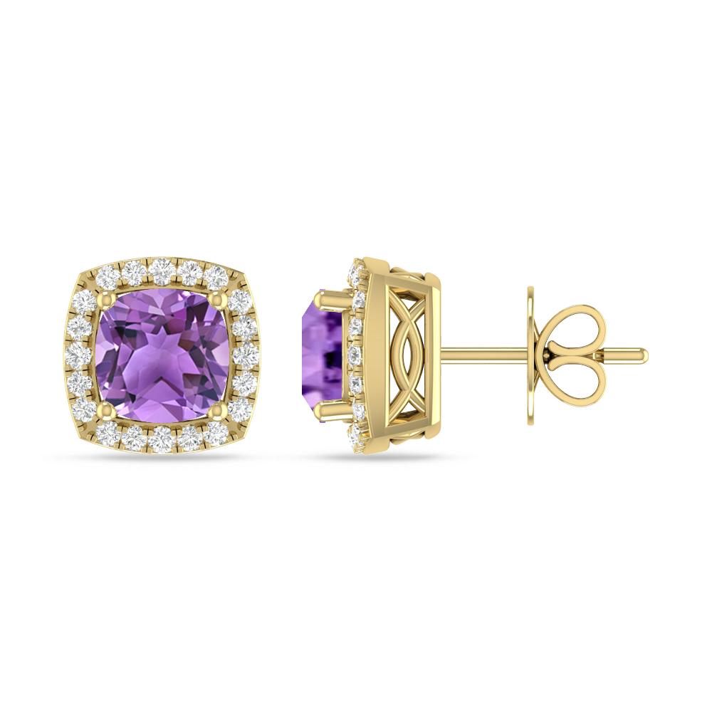 Yellow Gold - Amethyst