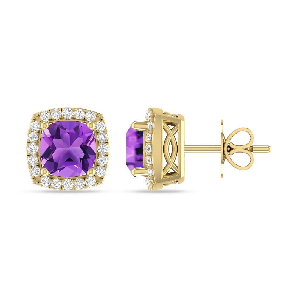 Yellow Gold - Amethyst