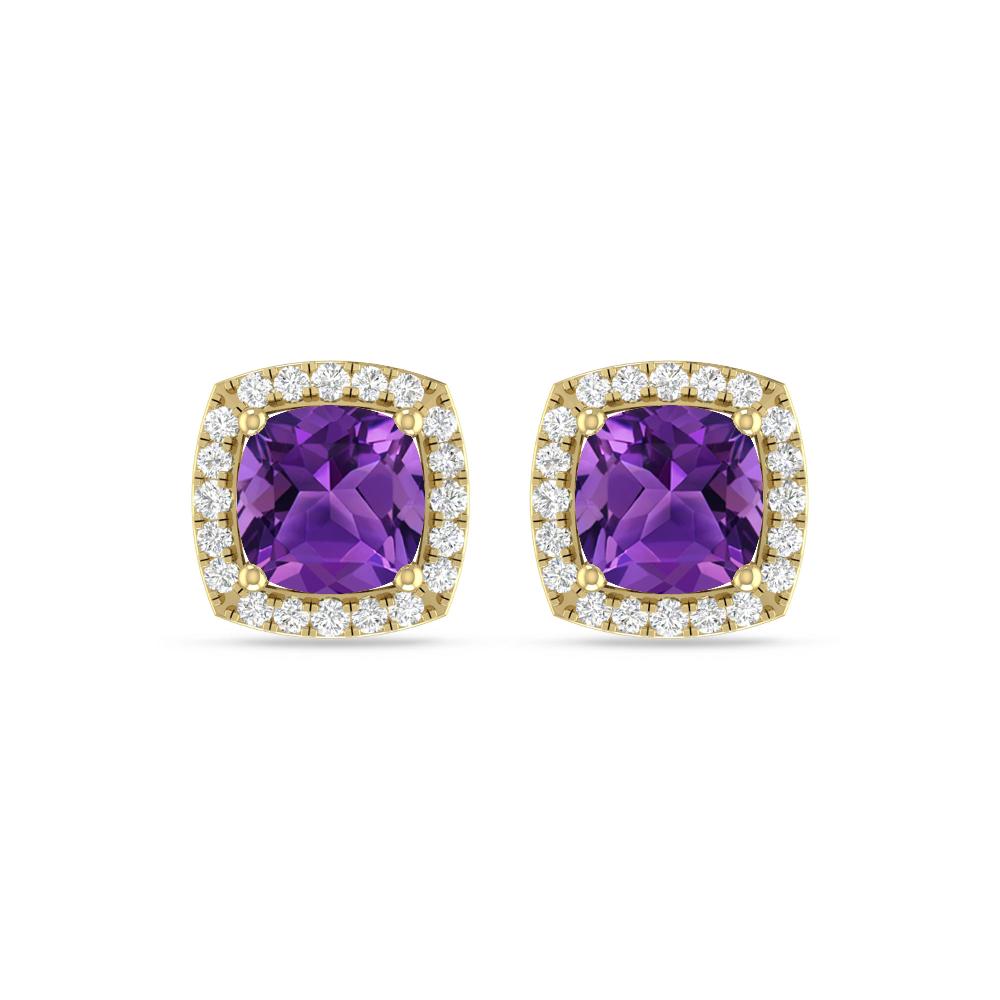 Yellow Gold - Amethyst