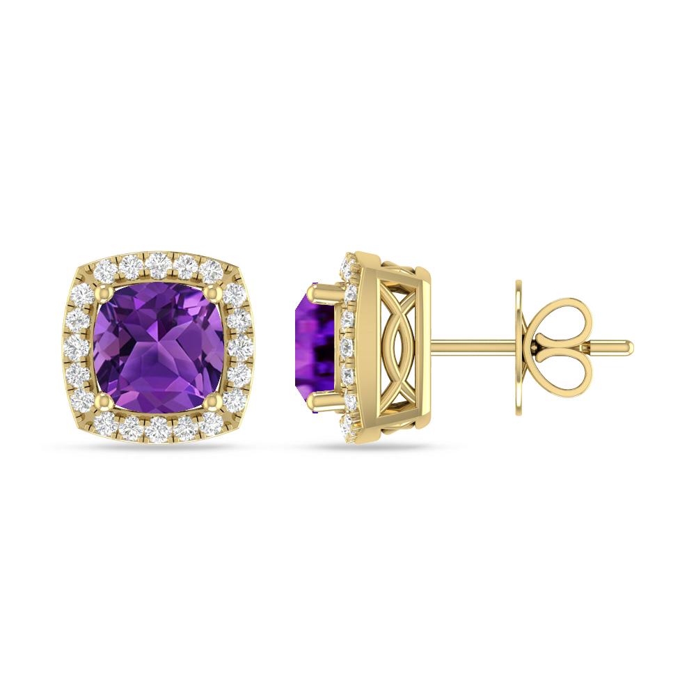Yellow Gold - Amethyst