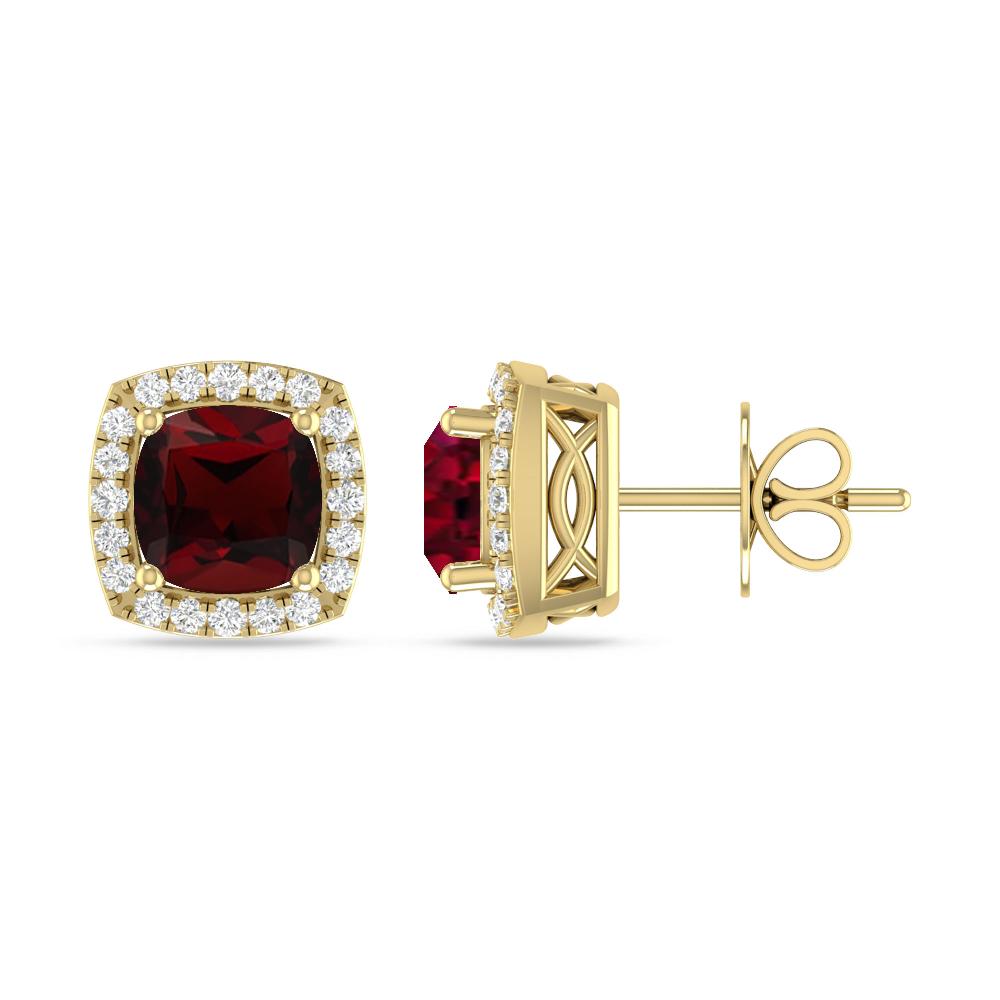 Yellow Gold - Garnet