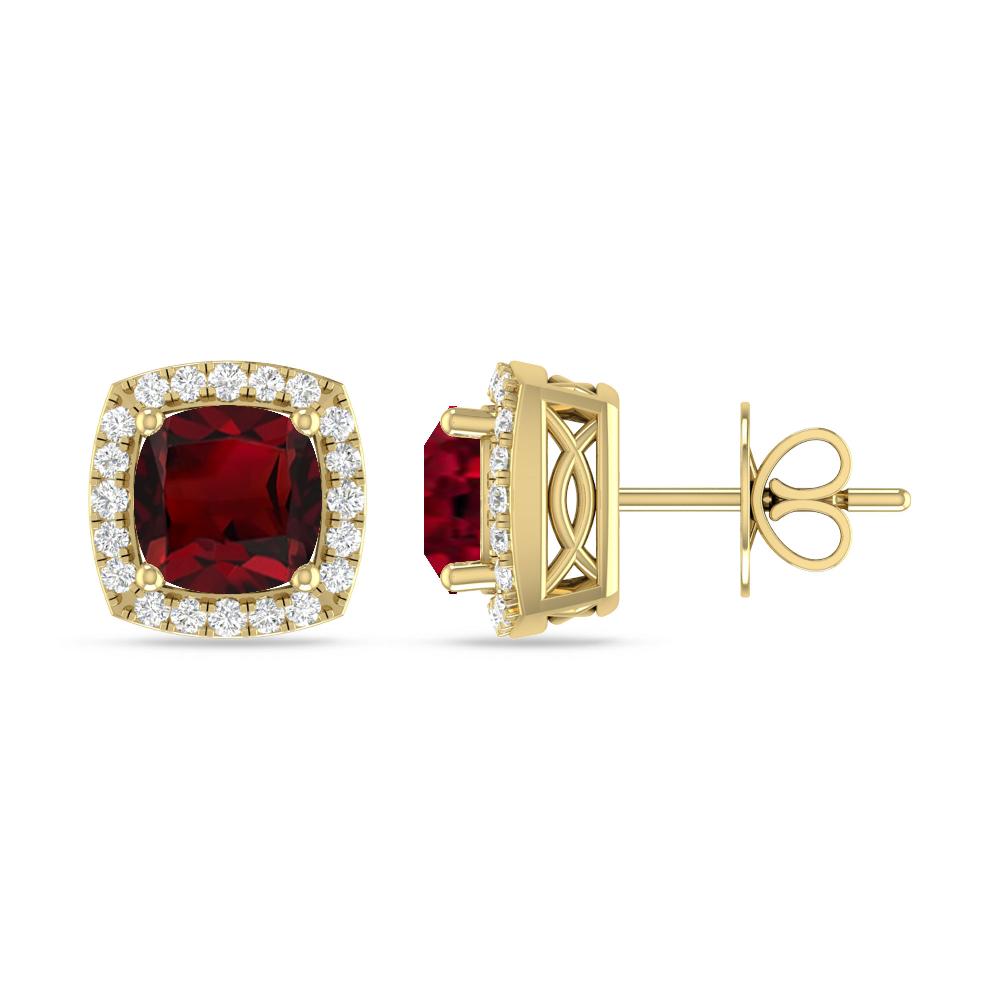 Yellow Gold - Garnet