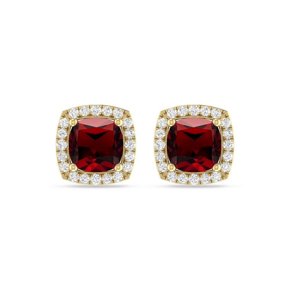 Yellow Gold - Garnet