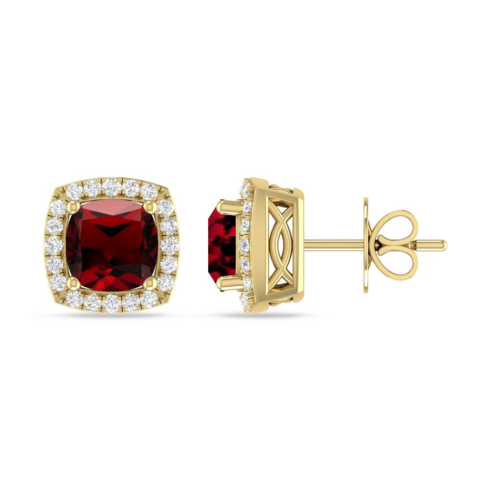 Yellow Gold - Garnet