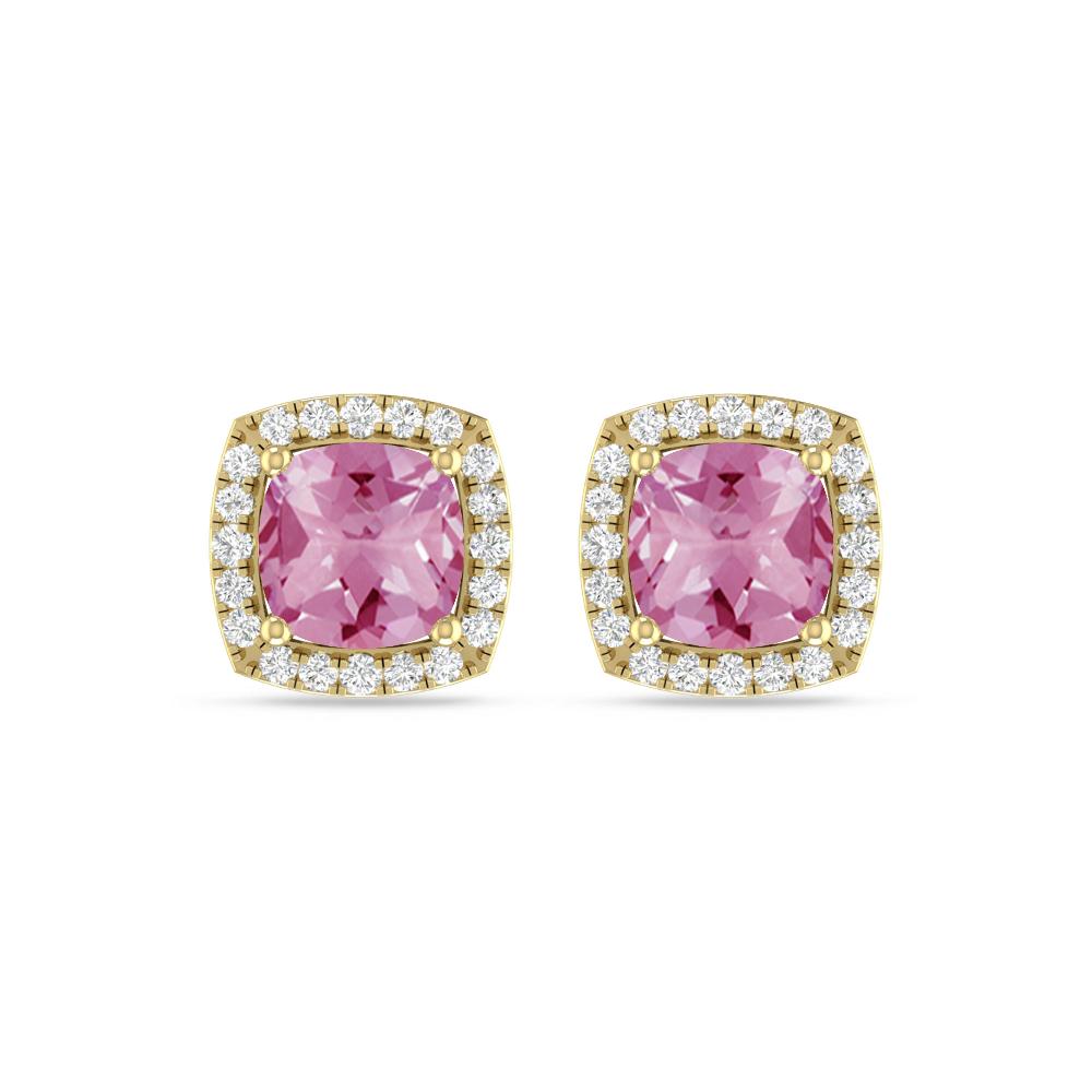 Yellow Gold - Pink Tourmaline