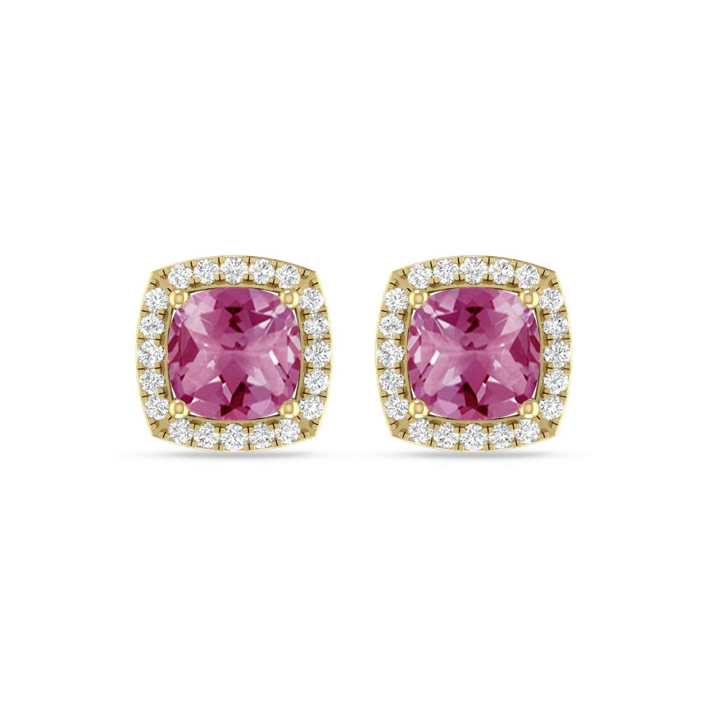 Yellow Gold - Pink Tourmaline