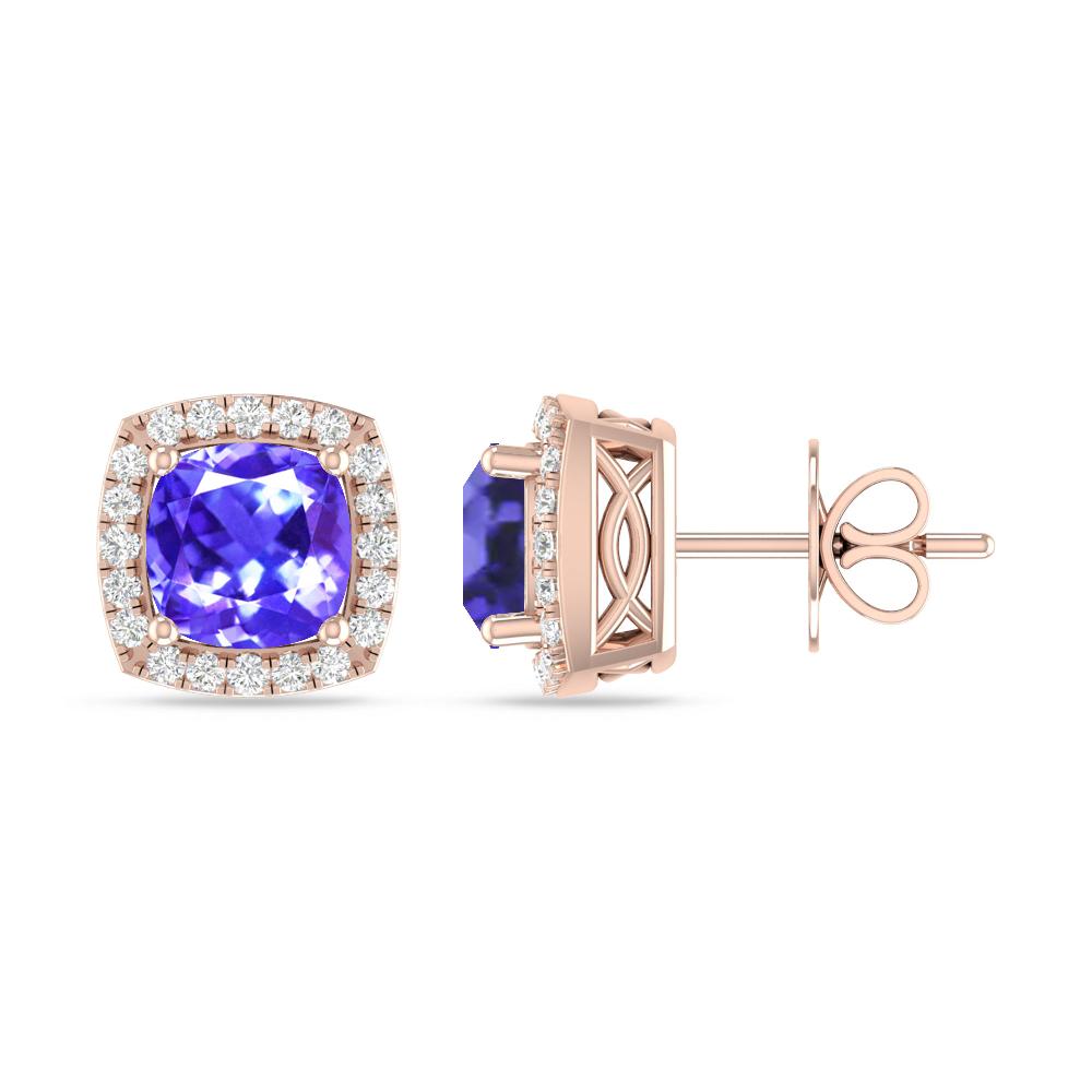 Rose Gold - Tanzanite