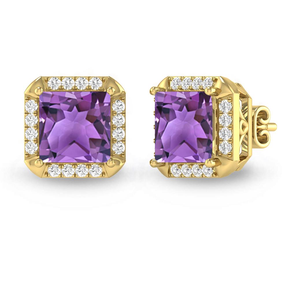 Yellow Gold - Amethyst